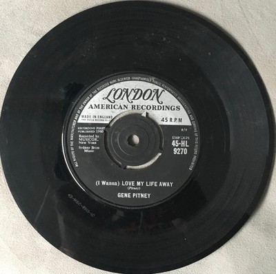 Gene Pitney- (I Wanna) Love My Life Away 1961 7'' 45RPM London VG/VG Rock & Roll