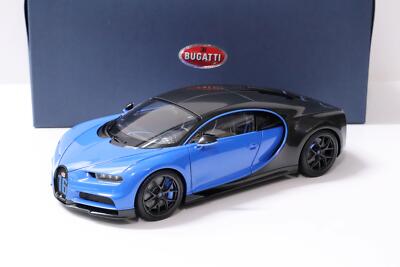 2019 1:18 AUTOart Bugatti Chiron Sport French Racing Blue/Carbon