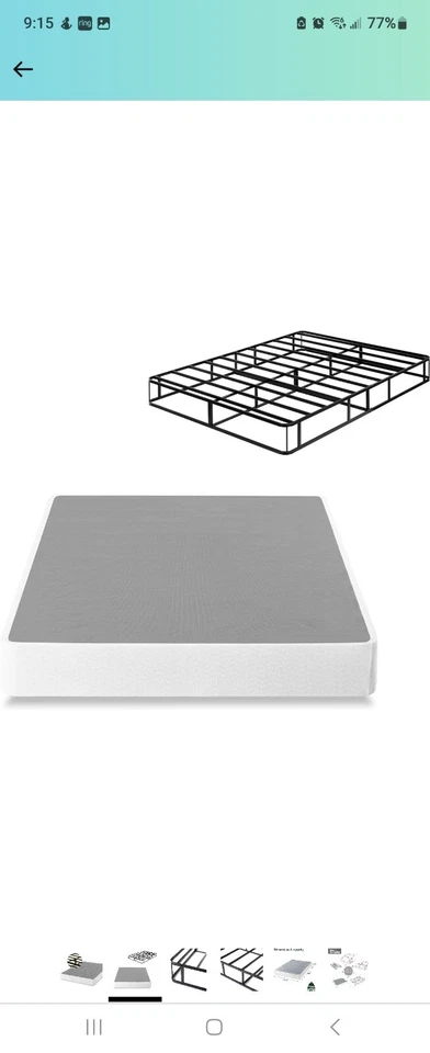 Marco de cama California King y somier Foto 4 de 4