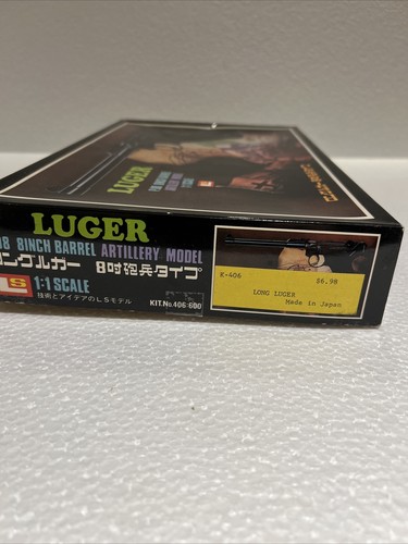 Vintage L&S Luger P.08 Artillery Model Japan 1:1 Scale Model KIT SUPER RARE NOS - Picture 16 of 21