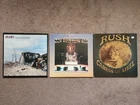Rush A Farewell To Kings, Caress Of Steel 3 Lot Vinyl LP 75, 77, & 78 EX/VG+