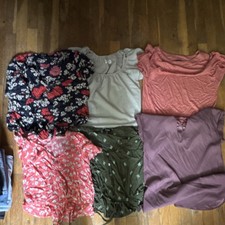 Women's Multicolor Casual Pullover Blouses Lot, mostly small/medium
