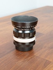 Nikon Nikkor-O 35mm f/2 Pre-AI + Original HN-3 Hood — Clean Optics — Excellent