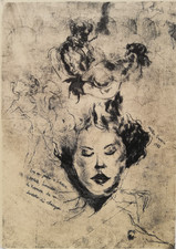 WALTER PIACESI: Rara Incisione cm. 64x44 Firmata, Datata, Titolata. STUPENDA!!!