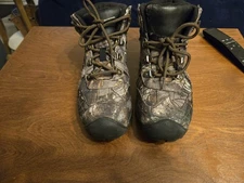 Ozark Trail Hiker Boot Boys Size 6 Real Tree Camo Print Mid Rise BBOT40CA011