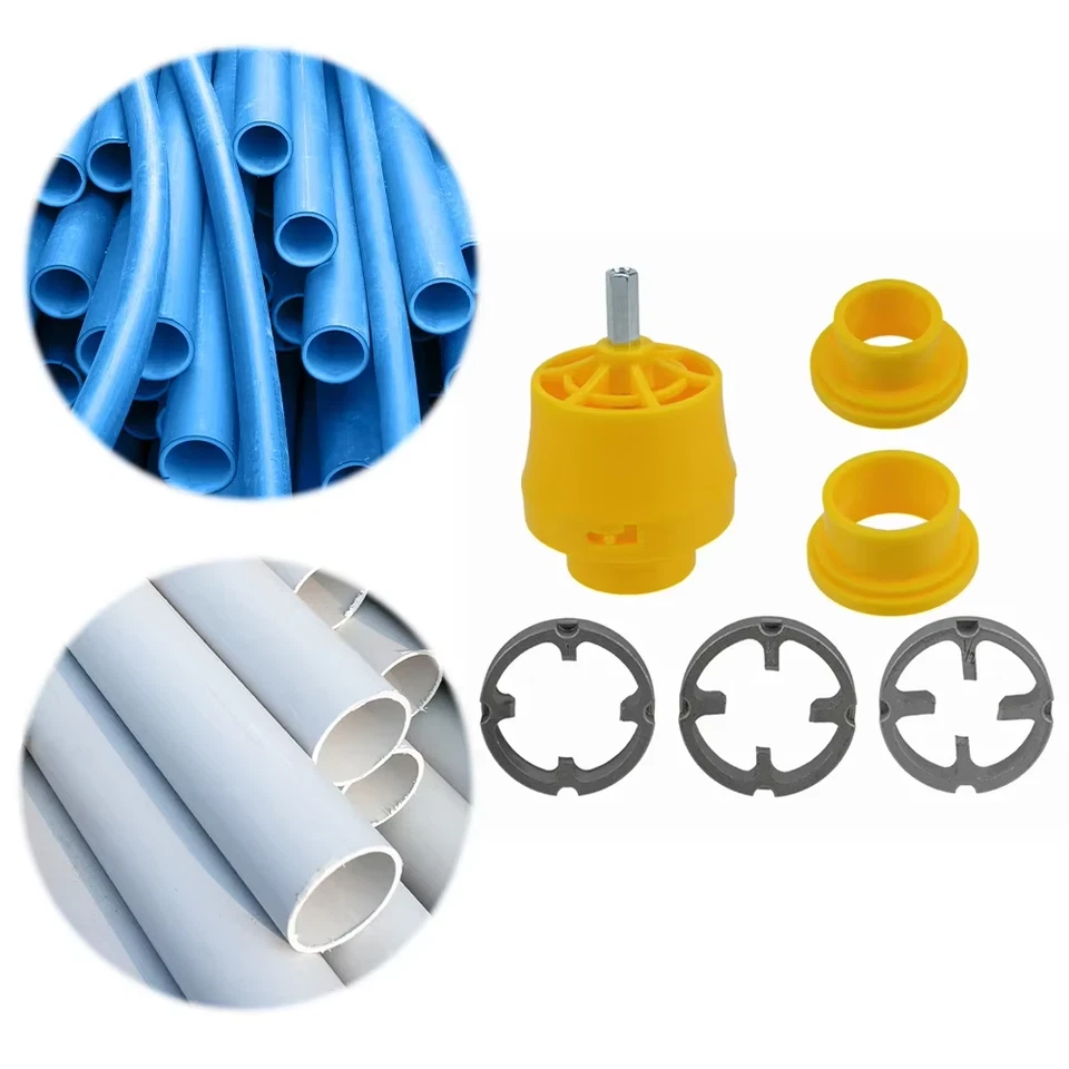 PVC Thread Maker Tool Pipe Threader Plumbing Tool with 3 Dies for Electric Drill - Image 3 of 4