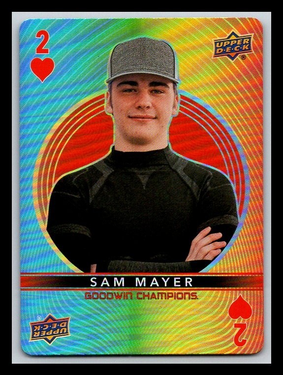 2022 Upper Deck Goodwin Champions Playing Cards #2H Sam Mayer