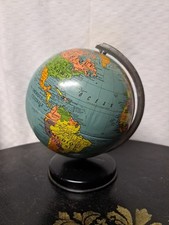 GLOBE TERRESTRE MADE IN FRANCE METAL CARTES TARIDE 