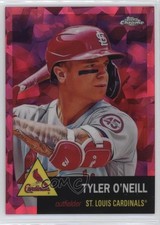 2022 Chrome Platinum Anniversary Fuchsia Atomic Refractor /100 Tyler O'Neill 2qw