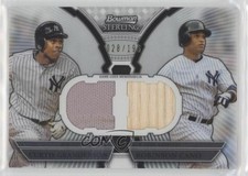 2011 Bowman Sterling Dual Relics Box Loader Curtis Granderson Robinson Cano 0l44