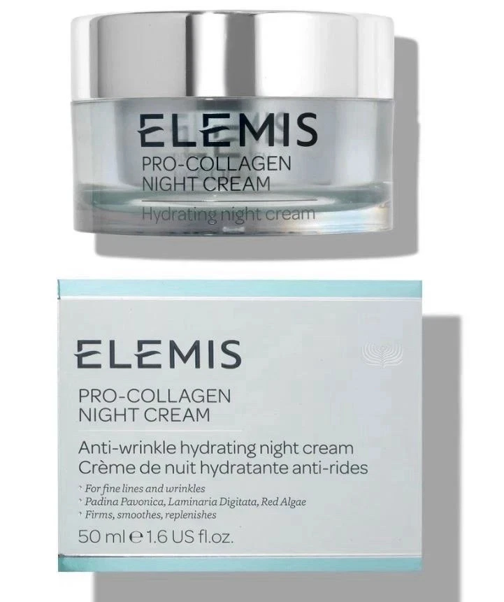 Elemis Pro-Collagen Night Cream Anti-Ageing Moisturiser Hydrating Wrinkle Care