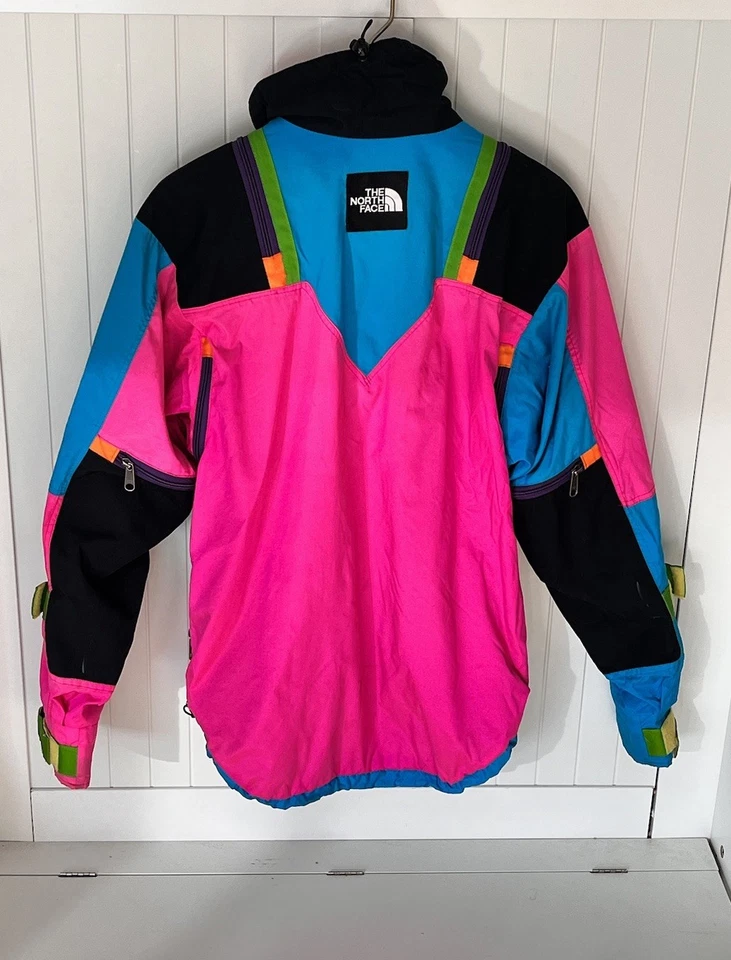 Vintage 80s 90s North Face Tonar USA Colorblock Multi Snow Jacket Size Small - Image 2 of 4