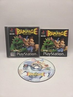 Top Zustand CD Neuwertig Sony Playstation 1 PS1 PAL OVP Rampage World Tour