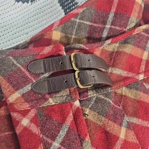 Vintage Plaid Polo Ralph Lauren Mini Wool Skirt Academia Size 10 - Picture 3 of 8