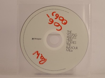 THE YOUNG KNIVES HERE COMES THE RUMOUR MILL (Y1) 4 Track Promo CD Single includi