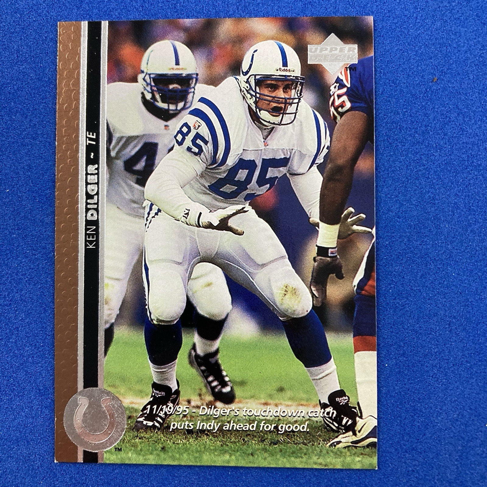 Ken Dilger 1996 Upper Deck Card #73 NFL Indianapolis Colts