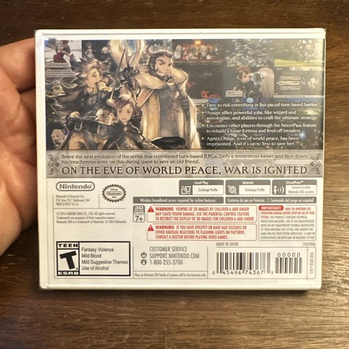 Bravely Second: End Layer (Nintendo 3DS) Brand New - Factory Sealed - 1st Print - Picture 6 of 6