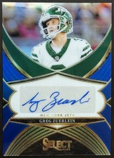 2024 Greg Zuerlein Panini Select Signatures #SSP-GZN Blue Prizm /99 Auto