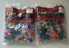 Lot of 960 Darice Tri Beads for Crafts Multi-Color 11mm NOS NEW