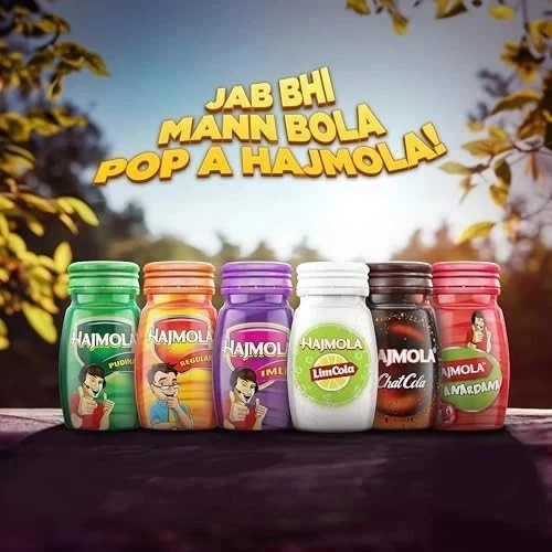 Tabletas Dabur Hajmola Anardana 120 x3 | Tarro de ayuda digestiva a base de hierbas sabroso Foto 3 de 4