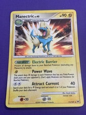 2009 vintage cosmo Pokémon TCG Manectric Platinum Holo Rare 11/127 LP KU3 on eBay
