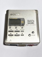Sony Minidisc MZ-R55 Walkman Portable Minidisc Recorder Silver JUNK sale