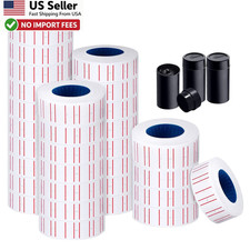 MX-5500 8 Digits Price Tag Gun Kit 30 Rolls Labels 3 Ink Refill Retail FROM USA