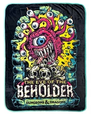Dungeons & Dragons Blanket The Eye of The Beholder Soft Plush Lap Throw