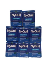 Nyquil Cold & Flu Nighttime Plus Pain Relief  8X 24 Liqui Caps Exp.09/2026 +