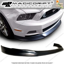For 13-14 Ford Mustang Street St Style Urethane Front Bumper Chin Lip Spoiler V6