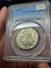 1947-D 50c Walking Liberty Half Dollar PCGS MS-65