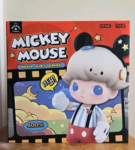POP MART Dimoo World Mickey Mouse MEGA JUST DIMOO 400% Special Edition Figure