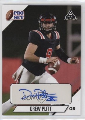 2021 Leaf Pro Set College Drew Plitt #PS-DP1 Auto 0q1p