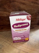 Medique Mediproxen Pain Reliever, 100 Per Box - 1 per BX - Exp 5/26 220mg