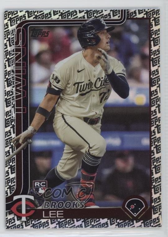 2025 Topps Series 1 Topps Foil Pattern Brooks Lee #317 18bz