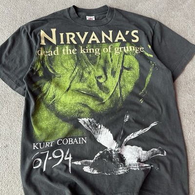 Nirvana Vintage Mexican Boot Resurrection REPRINT Tee Shirt Faded