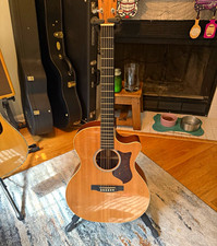 Martin & Co. 6-String Cutaway Acoustic Guitar Natural w/ Hard Case
