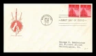 Dr Jim Stamps 2c Nations United For Victory Pair Scott 907 House of Farnam FDC
