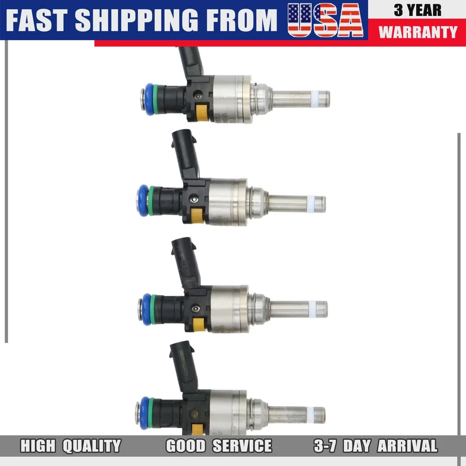 4PCS Fuel Injector A2710781123 for Mercedes Benz C250 Base Luxury Sport - Imagem 2 de 4