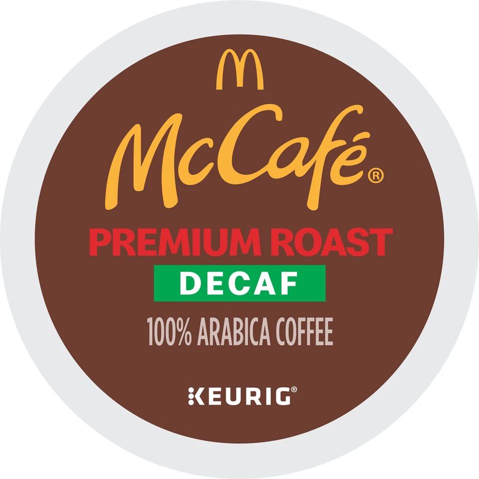 McCafe, café descafeinado tostado premium, cápsulas Keurig de una sola porción K-Cup, 96 unidades Foto 2 de 4