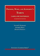 Prosser, Wade and Schwartz's - Hardcover, by Schwartz Victor; Kelly - Acceptable Prosser, Wade and Schwartz's - Hardcover, by Schwartz Victor; Kelly - Acceptable