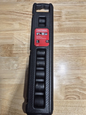 #ad CRAFTSMAN 9PC IMPACT SOCKETS CMMT15880 $39.99