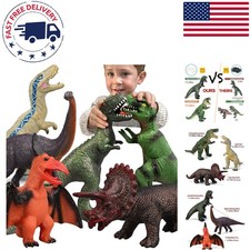 Soft Educational Jumbo Dinosaur Set - Fun & Durable Toys for Imaginative Play