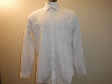 Men's BROOKS BROTHERS REGENT NON-IRON Sz 16-36/37 White Striped LS Dress Shirt