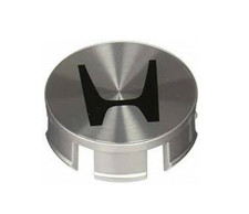 Honda OEM 1999-2000 Civic Si WHEEL Center Cap 44732-S50-N92 Silver H Black