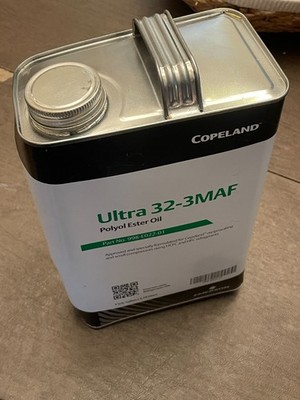 Copeland Ultra 32-3MAF Polyol Ester Oil Gallon Sealed and Dented