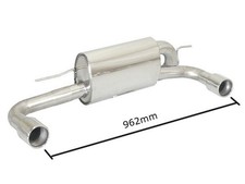 Ragazzon Duplex Sportauspuff BMW 1er F20 F21 114i-118i mit M-Paket je90mm gerolt