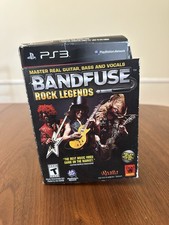 BandFuse: Rock Legends - Artist Pack (Sony PlayStation 3, 2013) with cable!
