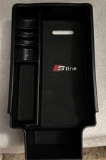 Audi Q3 2015-2018 S Line Car Center Console Armrest Storage Organizer Box Tray