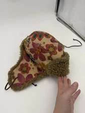 Alessandra Bacci Firenze Girl’s Winter Hat Beanie Made in Italy Floral